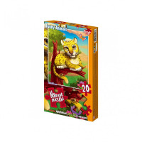 М'які пазли "Леопард" S20-09-11, 20 елементів Danko Toys