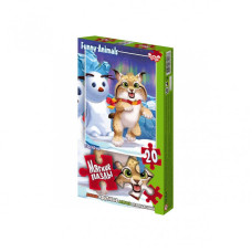 М'які пазли "Рись" S20-09-14, 20 елементів Danko Toys