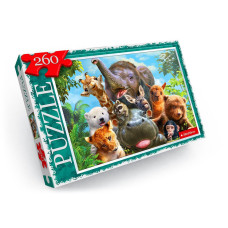 Пазли дитячі "Тварини" C260-12-02, 260 елементів Danko Toys