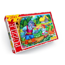 Пазли дитячі "Червона шапочка" C260-12-11, 260 елементів Danko Toys