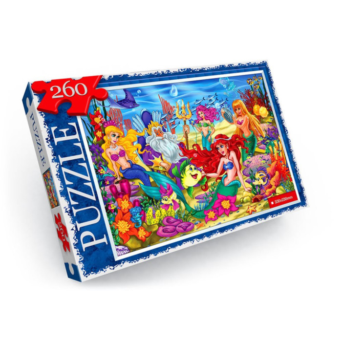 Пазли дитячі "Русалочка" C260-12-08, 260 елементів Danko Toys