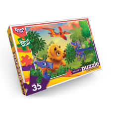 М'які пазли "Трицераптор" S35-10-12, 35 елементів Danko Toys