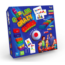 Розвиваюча настільна гра "Color Crazy Cubes" Danko Toys CCC-02-01U з дзвіночком Danko Toys