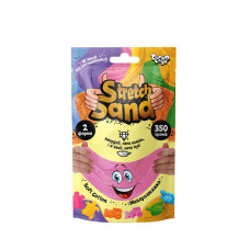 Набір креативної творчості "Stretch Sand" STS-04-02U пакет 350 гр Рожевий Danko Toys