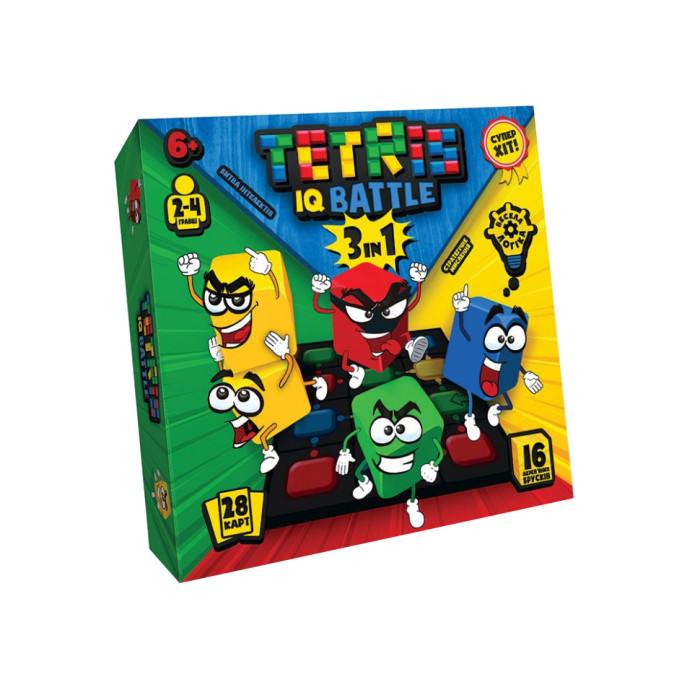 Розважальна гра "Tetris IQ battle 3in1" G-TIB-02U укр. мовою Danko Toys