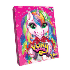 Дитячий набір креативної творчості "Pony Land" PL-01-01U, 7 в 1 Danko Toys