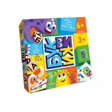 Дитяча розважальна гра "Буквики" G-BU-01U укр. мовою Danko Toys
