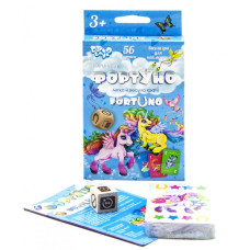 Дитяча розвиваюча настільна гра "ФортУно Cute Unicorns" UF-04-01U укр. мовою Danko Toys