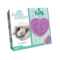 Набір для створення зліпка ручки або ніжки "Family Moment" FMM-01-01 фіолетовий Danko Toys
