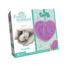 Набір для створення зліпка ручки або ніжки "Family Moment" FMM-01-01 фіолетовий Danko Toys