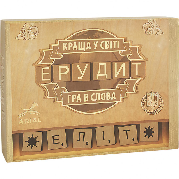 Настільна гра Ерудит-Еліт Arial 910220, укр. мовою Arial