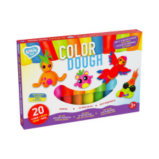 Набір для ліплення з тістом Color Dough 41204, 20 стиків Lovin