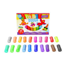 Набір для ліплення з тістом Color Dough 41204, 20 стиків Lovin