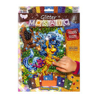 Креативна творчість "Glitter Mosaic Funny Pony"БМ-03-07 блискуча мозаїка Danko Toys