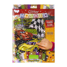 Креативна творчість Glitter Mosaic Super Car БМ-03-02 блискуча мозаїка Danko Toys