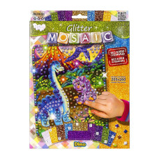 Креативна творчість "Glitter Mosaic Діно"БМ-03-01 блискуча мозаїка Danko Toys