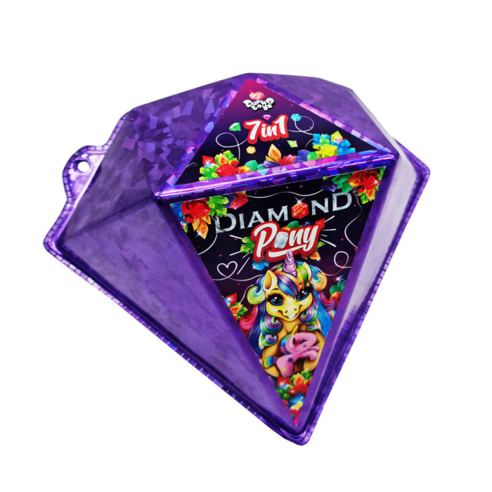 Набір креативної творчості "Diamond Pony" BPS-01-03U укр Фіолетовий Danko Toys