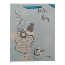 Подарунковий пакет 2369L, 40 х 30 х 0,1 Синій Bambi