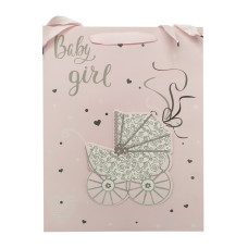 Подарунковий пакет 2369L, 40 х 30 х 0,1 Рожевий Bambi