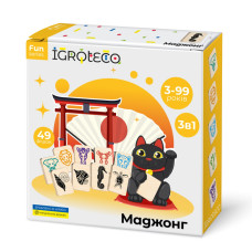 Дерев'яна гра "Дитячий маджонг" 900552, 49 деталей Igroteco