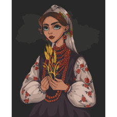 Картина за номерами "Вільна"©lien_illustration 10014-AC 40х50 см Art Craft