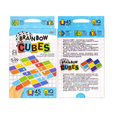 Розважальна настільна гра "Brainbow CUBES" G-BRC-01-01, 45 карт Danko Toys