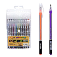 Набір гелевих ручок "Highlight Pen" HG6120-24, 24 кольори Bambi