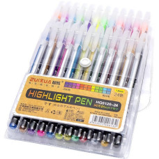 Набір гелевих ручок "Highlight Pen" HG6120-24, 24 кольори Bambi