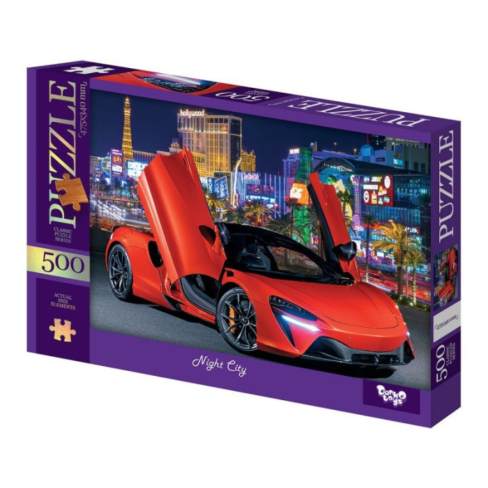 Пазли класичні "Нічне місто" C500-15-01, 500 елементів Danko Toys