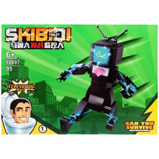 Конструктор "SKIBIDI TOILET" 98497-1, 95 деталей Bambi