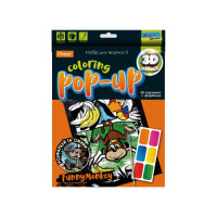 Набір для творчості "Coloring POP-UP"НТ-12 Весела Мавпочка Апельсин