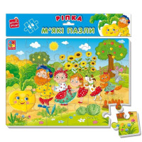 Розвиваючі м'які пазли "Ріпка" VT1102-28 А4, 24 деталі Vladi Toys