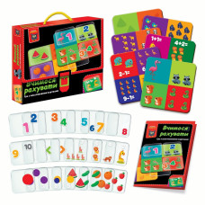 Гра розвиваюча "Вчимося рахувати" VТ1302-29 з пластиковими картками Vladi Toys