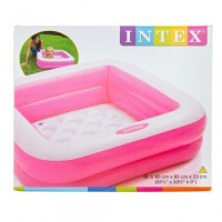 Дитячий басейн Intex  85х85х23 см Рожевий Intex