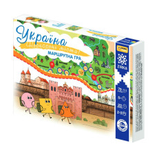 Настільна гра Нескорені міста України 149365 бродилка ЗІРКА
