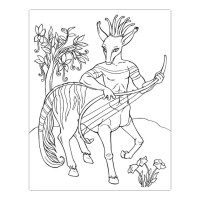 Велика книга розмальовок "Воїни та чудовиська" 1736005, 64 сторінки Ranok Creative
