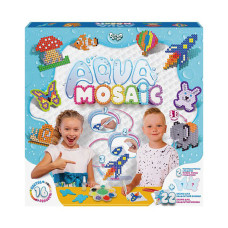 Набір креативної творчості "Aqua Mosaic" AM-01-02, 16 кольорів бусинок Danko Toys