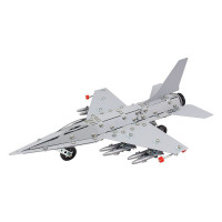 Дитячий металевий конструктор "Винищувач F16" 9598TXK 430 деталей Технок