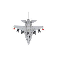 Дитячий металевий конструктор "Винищувач F16" 9598TXK 430 деталей Технок