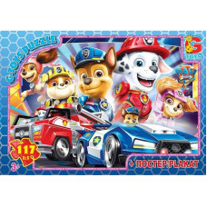 Пазли дитячі "Paw Patrol"Цуценячий патруль PW0877, 117 елементів G-Toys