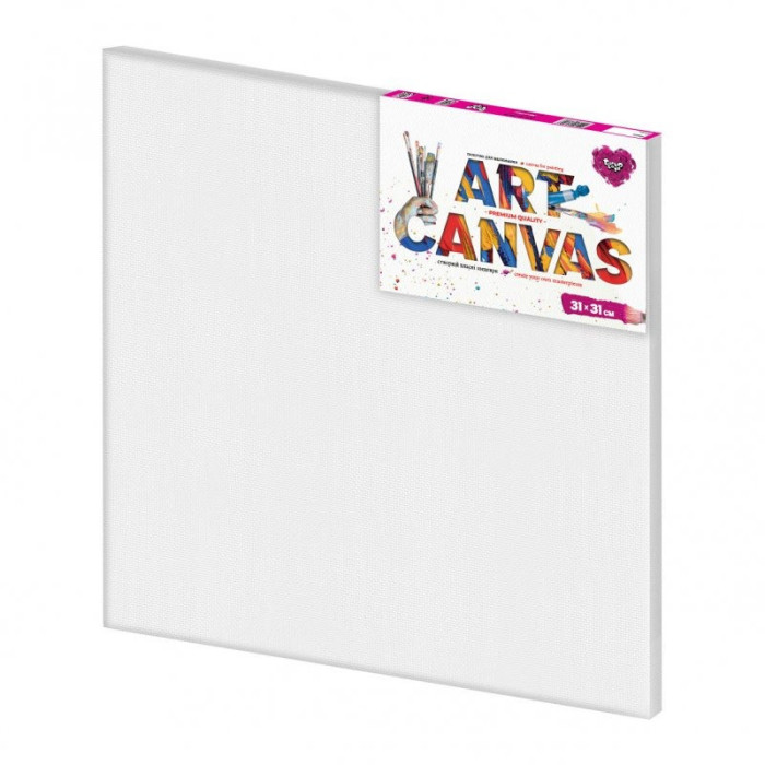 Полотно для малювання "Art Canvas" AC-31х31, 31х31 см Danko Toys