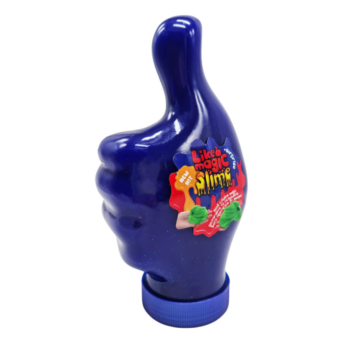 В'язка маса, слайм "LIKE Magic Slime" LMS-01-01U 300 гр Синій Danko Toys