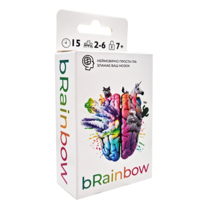 Карткова гра bRainbow FGS64, 60 карток, українською мовою Fun Games