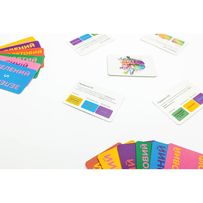Карткова гра bRainbow FGS64, 60 карток, українською мовою Fun Games