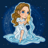 Картина за номерами "Знаки зодіаку. Водолій"©VIKTORIA.GRO.ART 10086-AC 40х40 см Art Craft