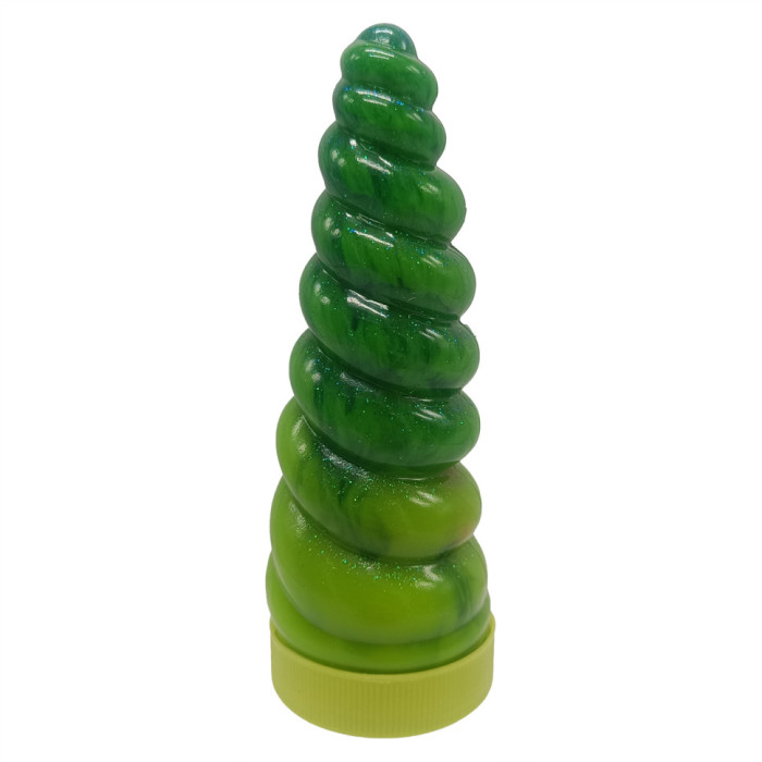 В'язка маса "Unicorn Slime" UNS-02-01U, густий лизун Green-Yellow Danko Toys