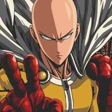 Картина за номерами "One-Punch Man" 16083-AC 40х40 см Art Craft