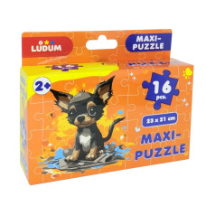 Пазл дитячий максі "Собачка" ME5032-05, 16 великих елементів Ludum