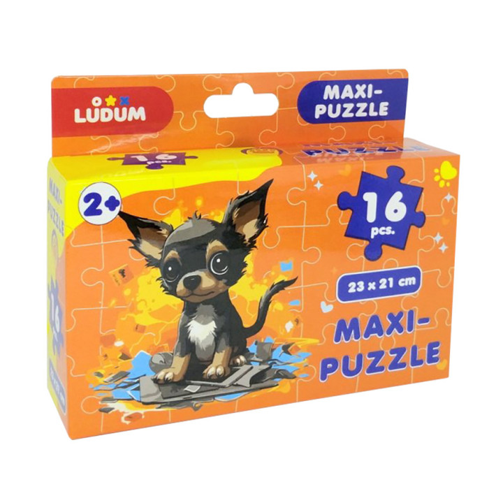 Пазл дитячий максі "Собачка" ME5032-05, 16 великих елементів Ludum