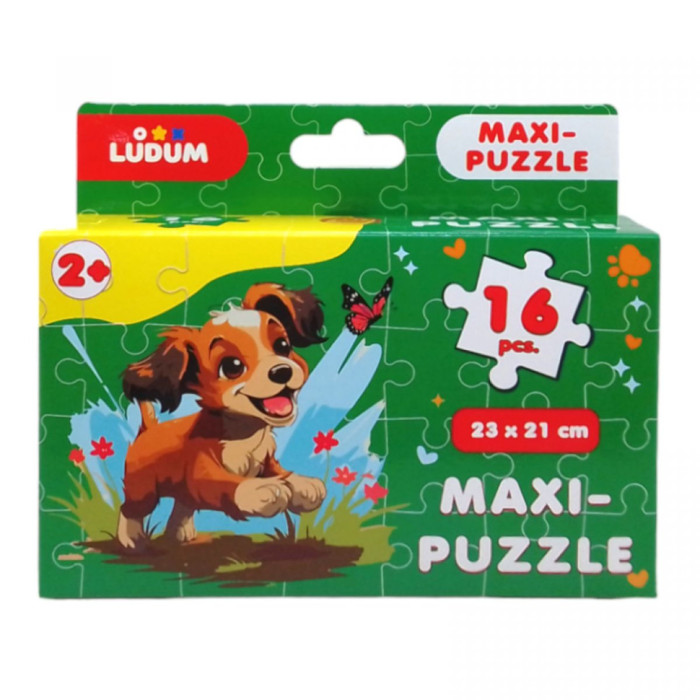 Пазл дитячий максі "Песик 1" ME5032-06, 16 великих елементів Ludum